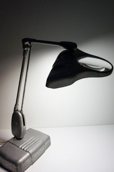 vintage Dazor M-270 Magnifier jeweler Desk Lamp Floating architects watch repair bureaulamp vergrootlamp -012